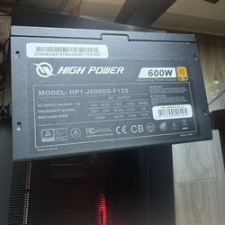 HIGH POWER 600W 80 Plus Gold Power Supply