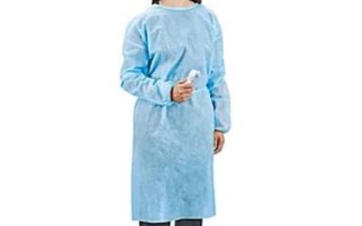 Disposable Garment Apron W/Sleeves Civil Use