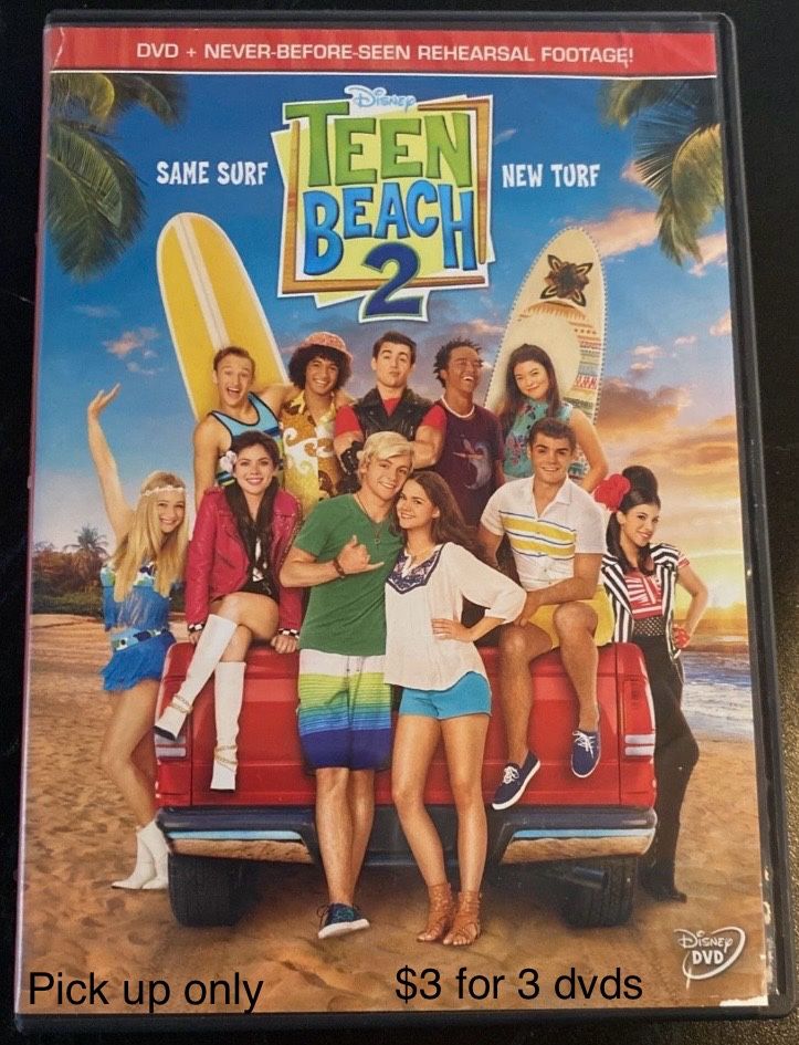 Descendants 1 And 2 DVD & Teen Beach 2 DVD