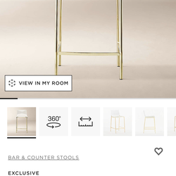 CB2 acrylic barstools