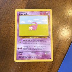 Slowpoke Pokémon card