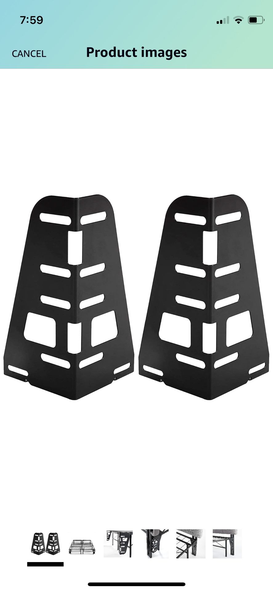 Zinus 18 Inch Smartbase Headboard Brackets