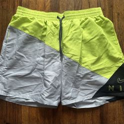 Nike Swim Trunks - Green & Black - Men’s Xl