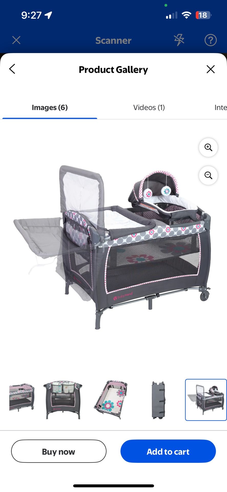 Baby Play Pen / Changing Table