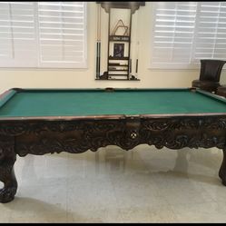 Beautiful Custom Made 8 ft. Professional Pool Table