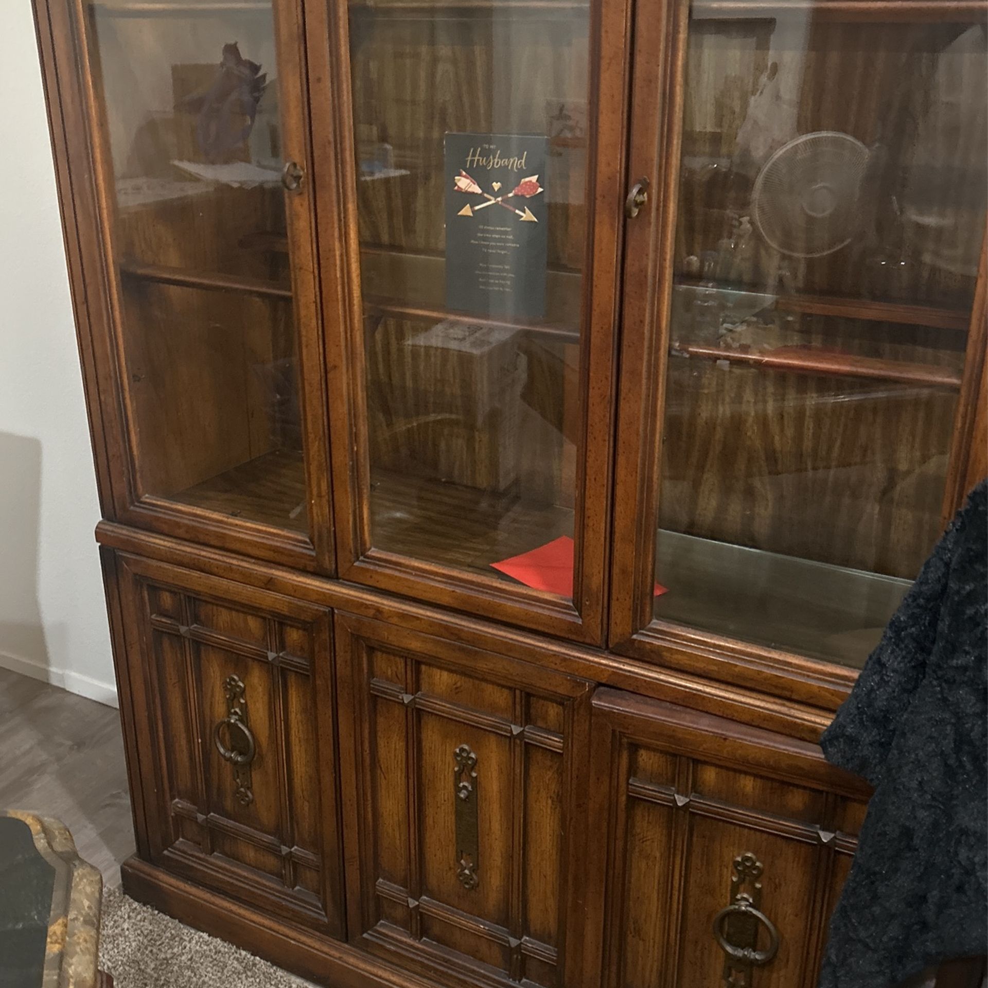 Lighted Dinning Room China Hutch
