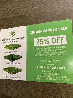 Synthetic Grass Promo SALE