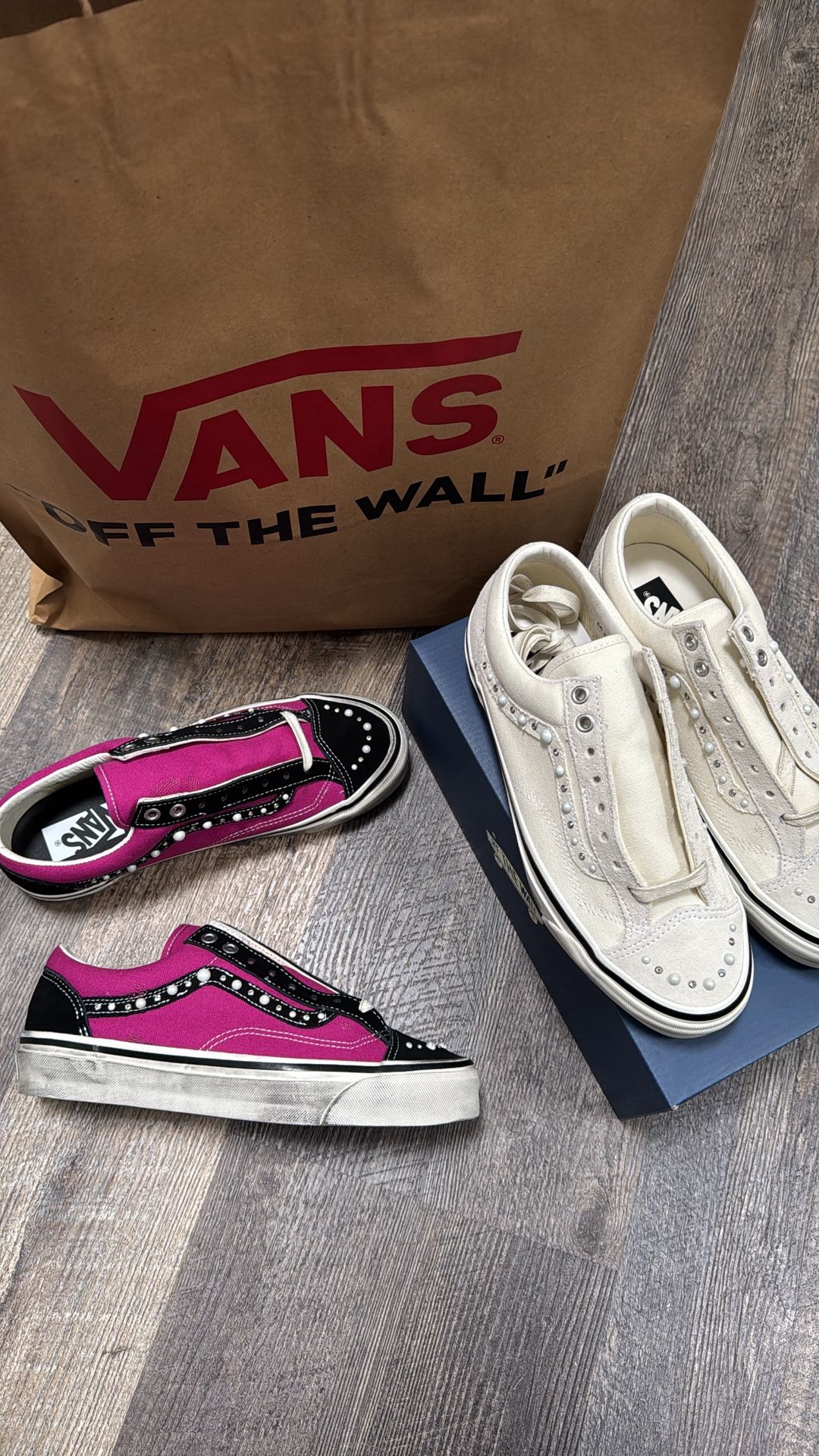 Pearlized Vans