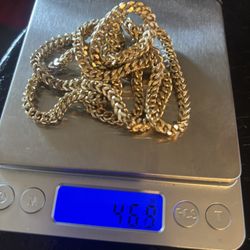 14k gold franco chain  ( no charm ) 