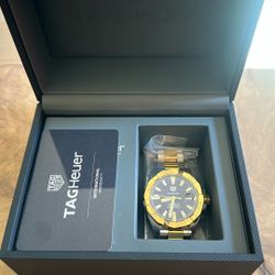 TAG Heuer Two-Tone Gold & Silver Watch – Brand New