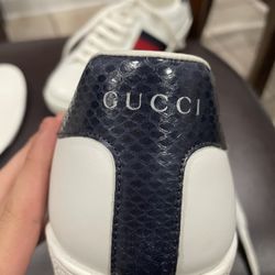 Gucci Ace Crocodile shoes