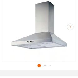Vissani
Siena 30 in. 350CFM Convertible Pyramid Wall Mount Range Hood in Stainless Steel with Charcoal Filter and LED Lighting