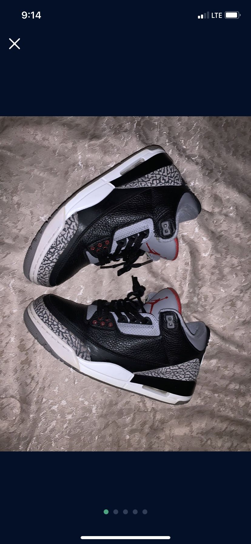 Black Cement 3’s