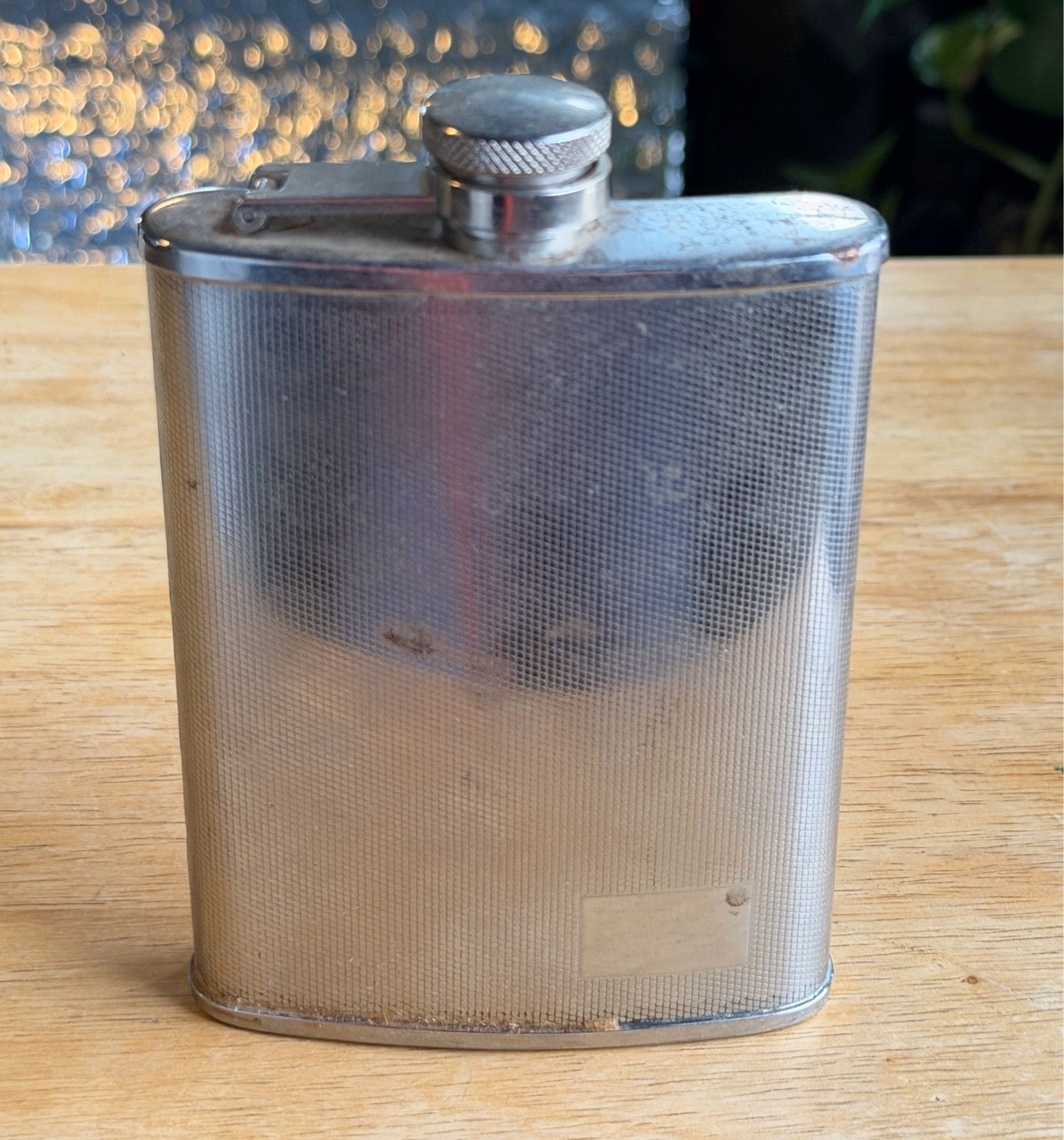 Vintage Stainless Steel Flask.
