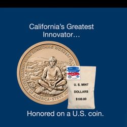 $100 Bag of exclusive Limited Edition California Dollars Steve Jobs Apple Pixar Fame Limited Edition