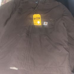 Carhartt washed Doug Sherpa lined jacket relax fit extra warm