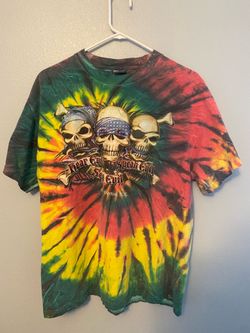 90s tie-dye graphic T