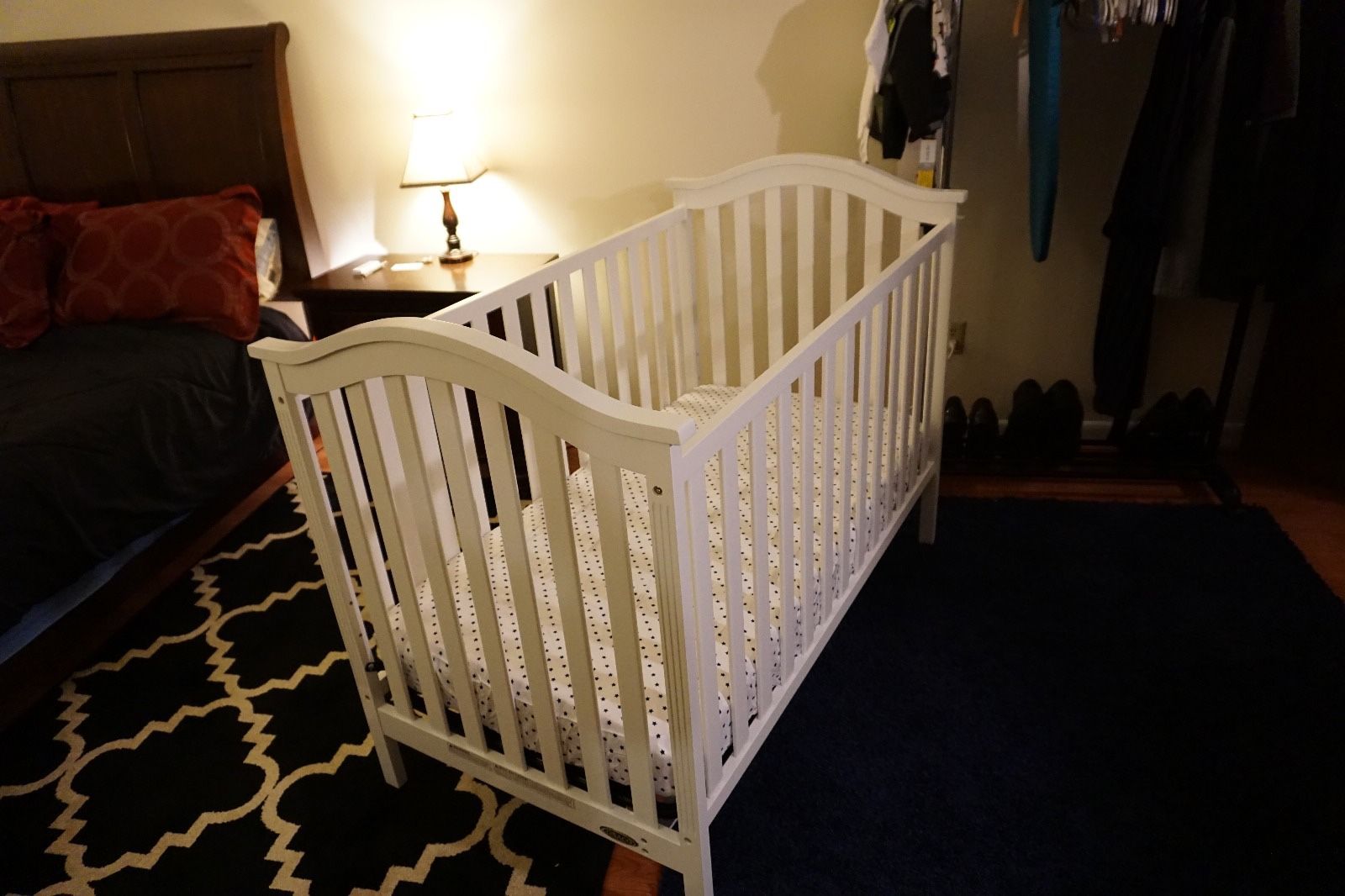 White Baby Crib