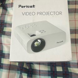 “$100 VALUE” Pericat 5G 1080p Wifi projector with bluetooth