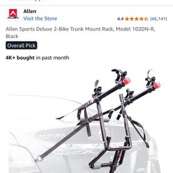 Allen 2-Bike Trunk Rack