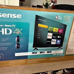 58” Hisense Roku Smart TV 4K 