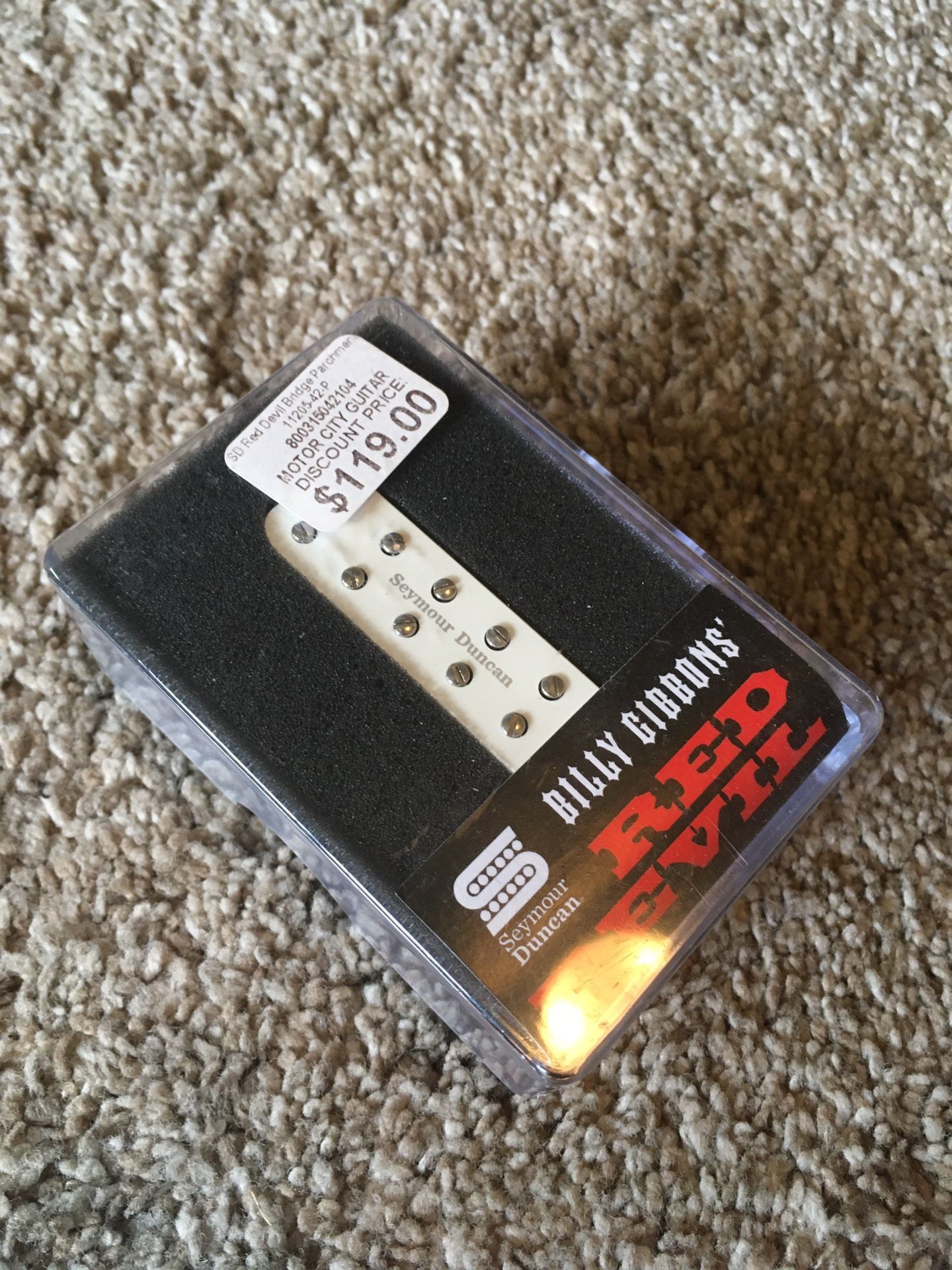 Seymour Duncan Billy Gibbons Red Devil Bridge Pickup