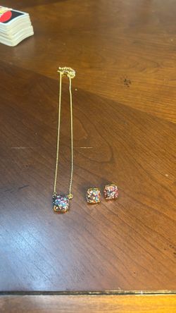 Earrings And Necklace