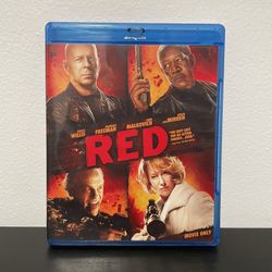 RED Blu-Ray Movie Bruce Willis John Malkovich DC Comics 2011