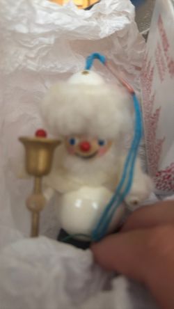 Handmade German Christmas ornament