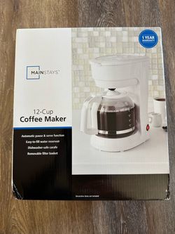 Brand New Mainstays 12-Cup Coffee Maker