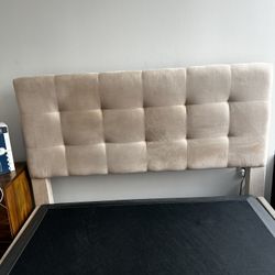 Queen Bed Frame - Modern Like New with Adjustable Base