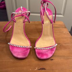 Authentic Christian Loubiton Pink Heels 