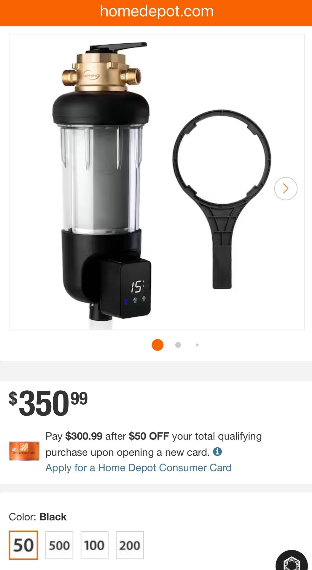 Sediment Water Filter