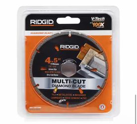 RIDGID 4.5 in. Diamond Multi-Cutting Blade