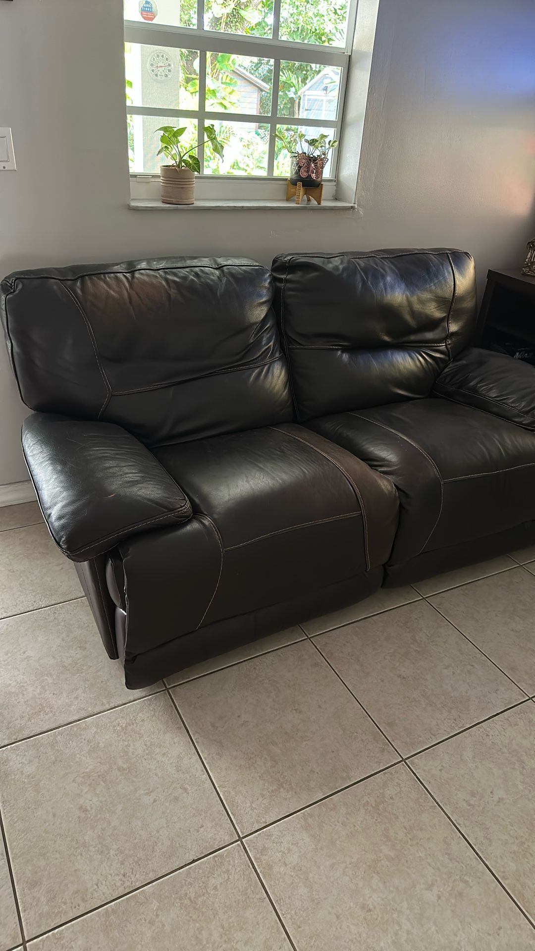 Loveseat Leather Recliner