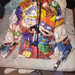 Rugrats Members Only Windbreaker Hoodie