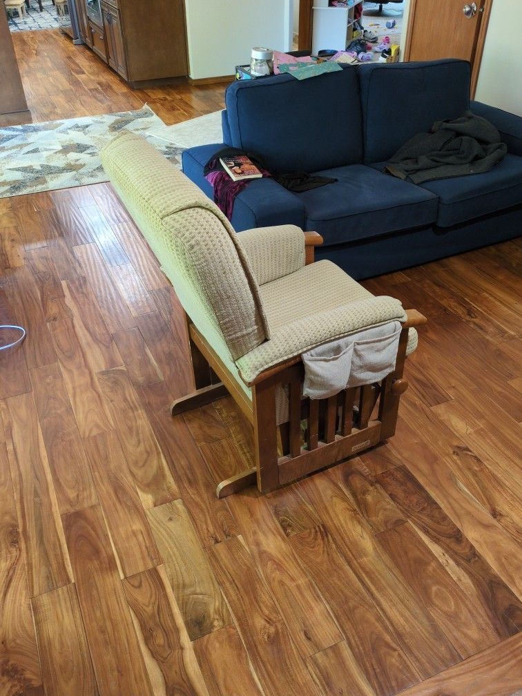 Dutailier Glider And Ottoman