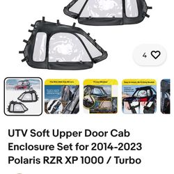 💯 Polaris RZR XP 1000 UTVDoft Upper Door Cab Enclosure Set  2014 To 2023