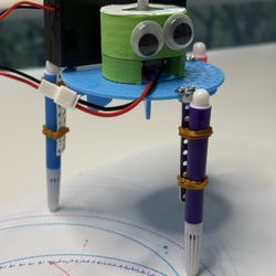 CircleBot – Handmade Drawing Robot For Kids 🤖 