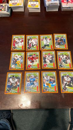 2025 Panini NFL Score Halloween edition 12 mint cards