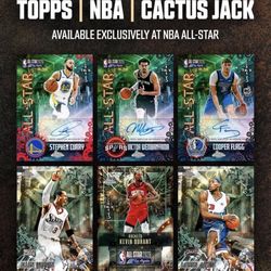 2025/26 NBA Topps Chrome Cactus Jack ALL STAR WEEKEND EXCLUSIVE IN HAND