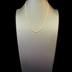 18” 10K Yellow Gold Miami Cuban Link Necklace