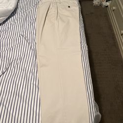 White Chinos Pants -  32x30  Men -  Stainless , Never Worn *Lowered To 15 Bucks** 