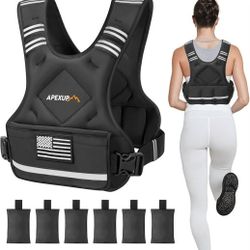 Weight Vest for Men & Women, Adjustable Weighted Vest, 12-18lb Vest