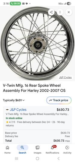 Harley Davidson rim/tire