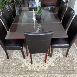 Dining Room Table Set With Eight Chairs 