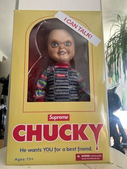 SUPREME x CHUCKY COLLECTIBLE DOLL — BRAND NEW / SEALED / NEVER OPENED