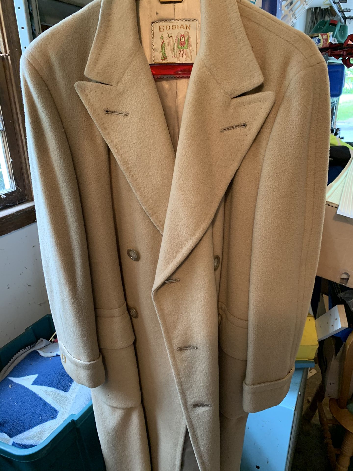 Original Gobian Camels Hair Long Overcoat From Burton Ltd Of New York Beloved To Be A Small Or Medium Would Be A Good For For Someone 5’ 8” +/-