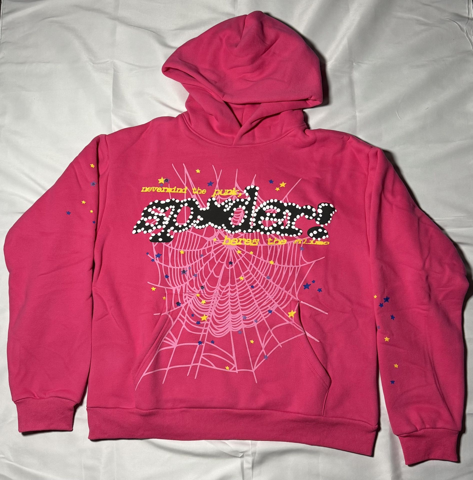 Pink Spider Hoodie — Medium