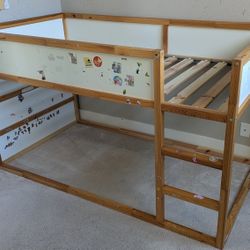 IKEA Kids Reversible Bed Twin With Tent Topper